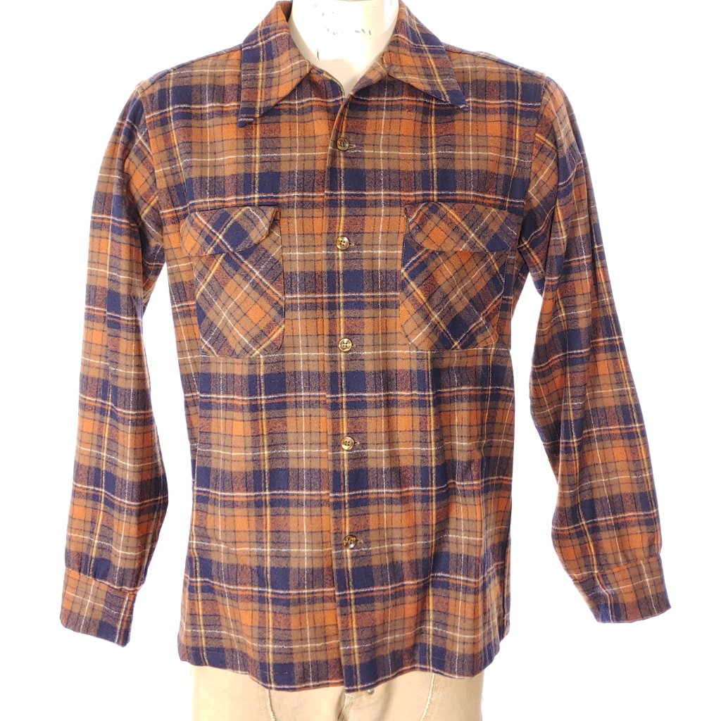 Vintage Pendleton Wool Button Down Shirt Sz M Euc